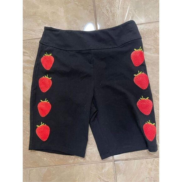 New Urban  Outfitters UO Leon Fruit Biker Shorts Size M - Picture 5 of 9